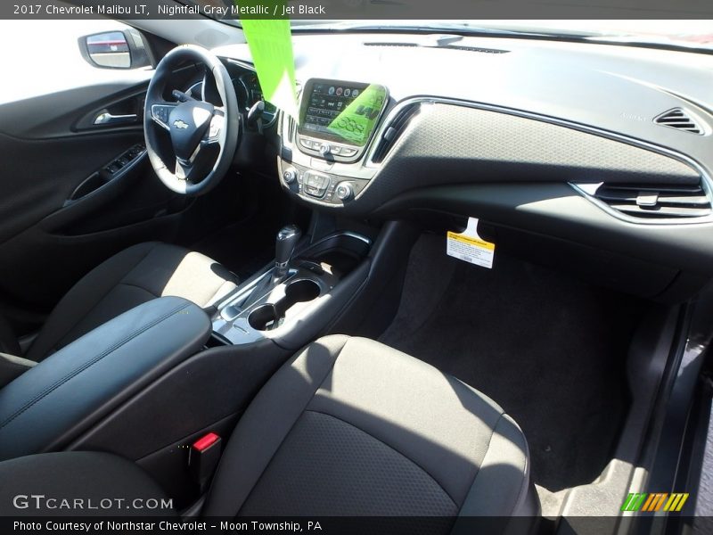 Nightfall Gray Metallic / Jet Black 2017 Chevrolet Malibu LT