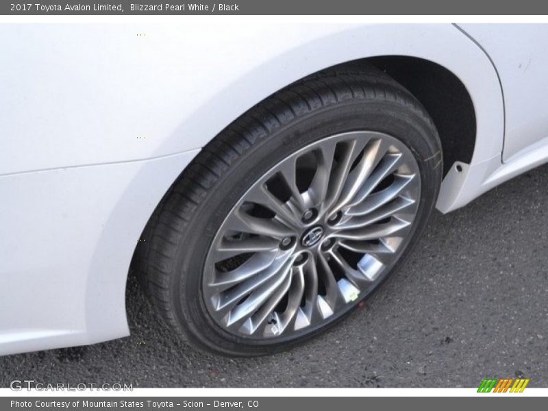 Blizzard Pearl White / Black 2017 Toyota Avalon Limited