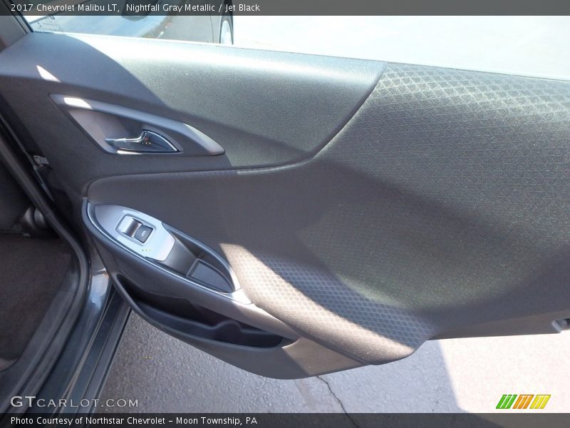 Nightfall Gray Metallic / Jet Black 2017 Chevrolet Malibu LT