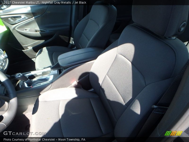 Nightfall Gray Metallic / Jet Black 2017 Chevrolet Malibu LT
