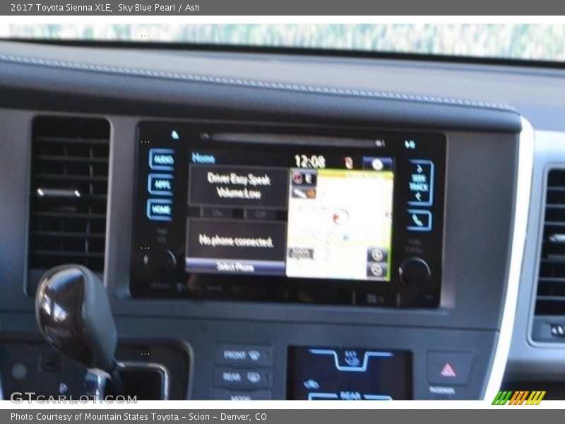 Sky Blue Pearl / Ash 2017 Toyota Sienna XLE