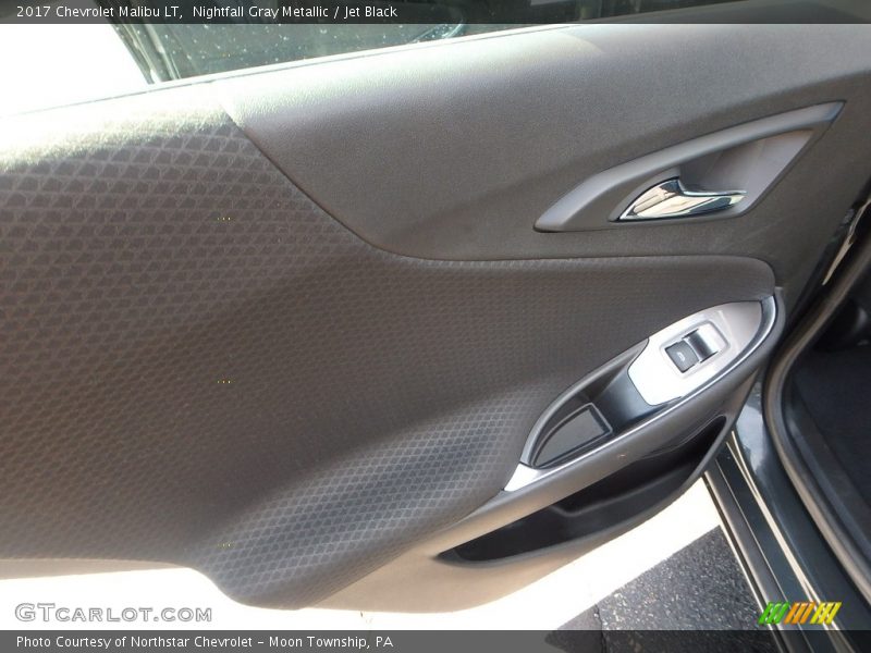 Nightfall Gray Metallic / Jet Black 2017 Chevrolet Malibu LT