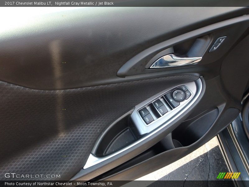 Nightfall Gray Metallic / Jet Black 2017 Chevrolet Malibu LT