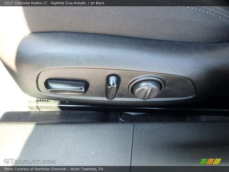 Nightfall Gray Metallic / Jet Black 2017 Chevrolet Malibu LT