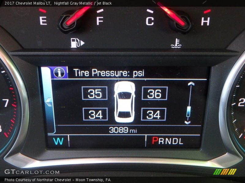 Nightfall Gray Metallic / Jet Black 2017 Chevrolet Malibu LT