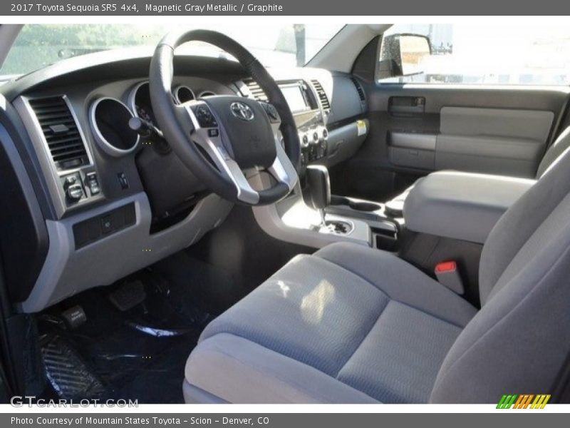 Magnetic Gray Metallic / Graphite 2017 Toyota Sequoia SR5 4x4