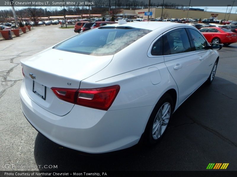 Summit White / Jet Black 2017 Chevrolet Malibu LT