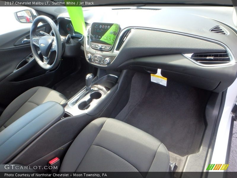 Summit White / Jet Black 2017 Chevrolet Malibu LT