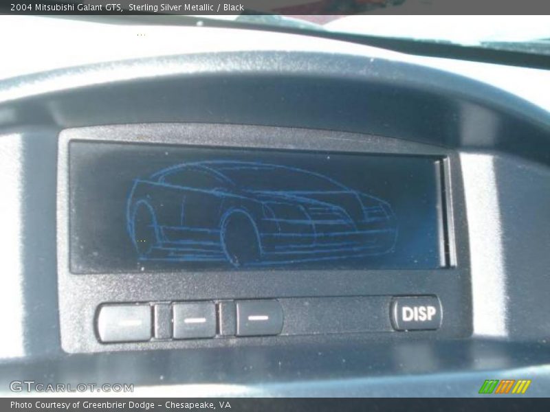Sterling Silver Metallic / Black 2004 Mitsubishi Galant GTS