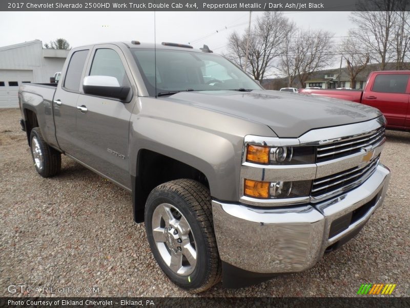 Front 3/4 View of 2017 Silverado 2500HD Work Truck Double Cab 4x4