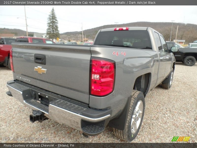 Pepperdust Metallic / Dark Ash/Jet Black 2017 Chevrolet Silverado 2500HD Work Truck Double Cab 4x4