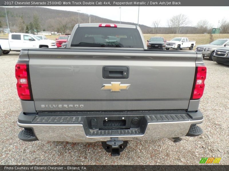 Pepperdust Metallic / Dark Ash/Jet Black 2017 Chevrolet Silverado 2500HD Work Truck Double Cab 4x4