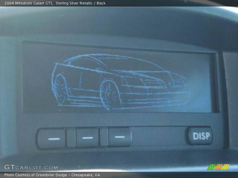Sterling Silver Metallic / Black 2004 Mitsubishi Galant GTS