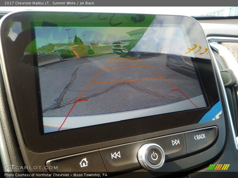 Summit White / Jet Black 2017 Chevrolet Malibu LT