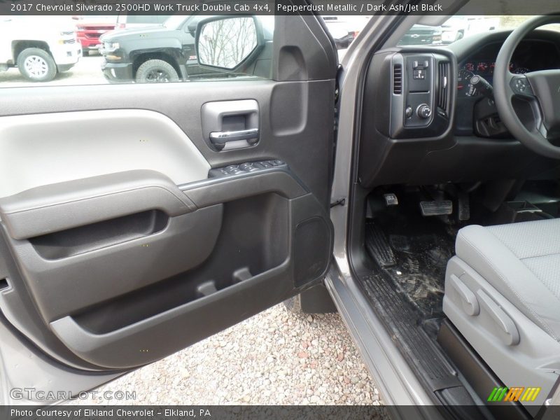 Pepperdust Metallic / Dark Ash/Jet Black 2017 Chevrolet Silverado 2500HD Work Truck Double Cab 4x4