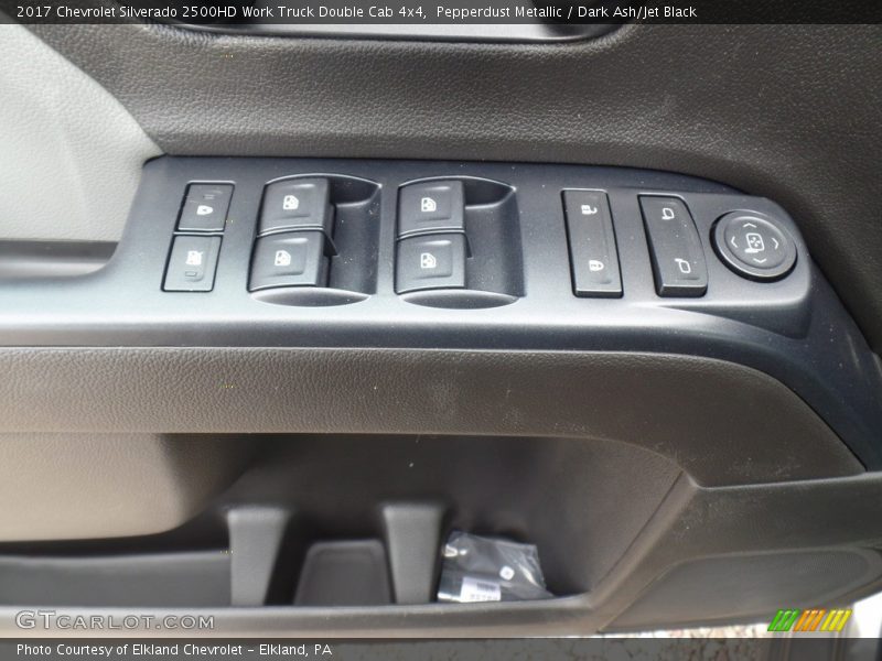 Pepperdust Metallic / Dark Ash/Jet Black 2017 Chevrolet Silverado 2500HD Work Truck Double Cab 4x4