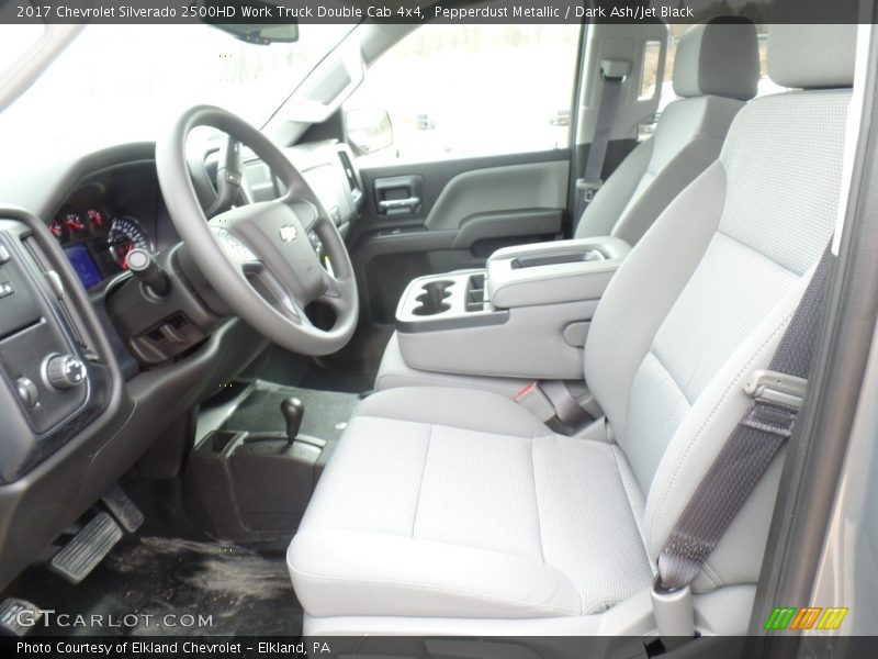 Pepperdust Metallic / Dark Ash/Jet Black 2017 Chevrolet Silverado 2500HD Work Truck Double Cab 4x4
