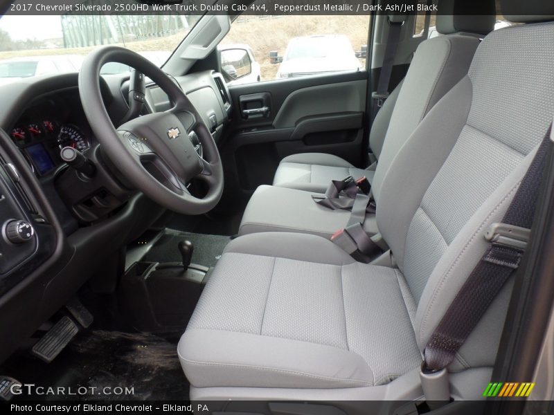 Pepperdust Metallic / Dark Ash/Jet Black 2017 Chevrolet Silverado 2500HD Work Truck Double Cab 4x4