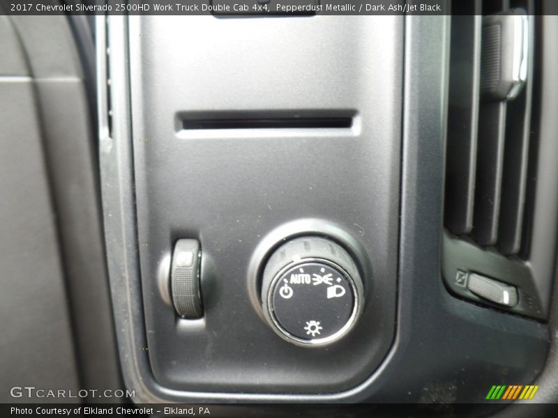Pepperdust Metallic / Dark Ash/Jet Black 2017 Chevrolet Silverado 2500HD Work Truck Double Cab 4x4