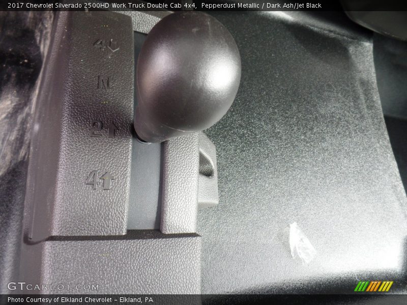 Pepperdust Metallic / Dark Ash/Jet Black 2017 Chevrolet Silverado 2500HD Work Truck Double Cab 4x4