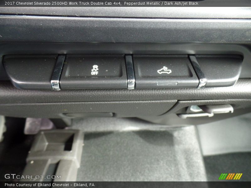 Pepperdust Metallic / Dark Ash/Jet Black 2017 Chevrolet Silverado 2500HD Work Truck Double Cab 4x4