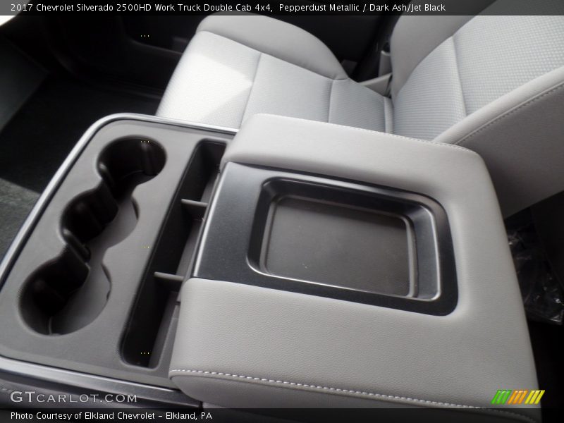 Pepperdust Metallic / Dark Ash/Jet Black 2017 Chevrolet Silverado 2500HD Work Truck Double Cab 4x4