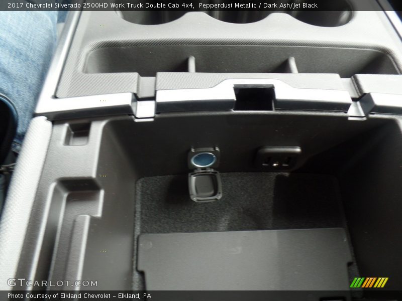 Pepperdust Metallic / Dark Ash/Jet Black 2017 Chevrolet Silverado 2500HD Work Truck Double Cab 4x4