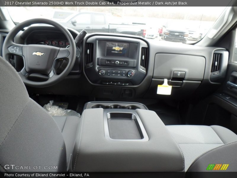 Pepperdust Metallic / Dark Ash/Jet Black 2017 Chevrolet Silverado 2500HD Work Truck Double Cab 4x4