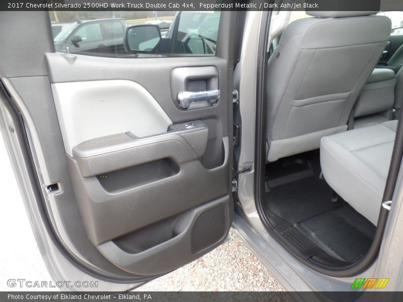 Pepperdust Metallic / Dark Ash/Jet Black 2017 Chevrolet Silverado 2500HD Work Truck Double Cab 4x4