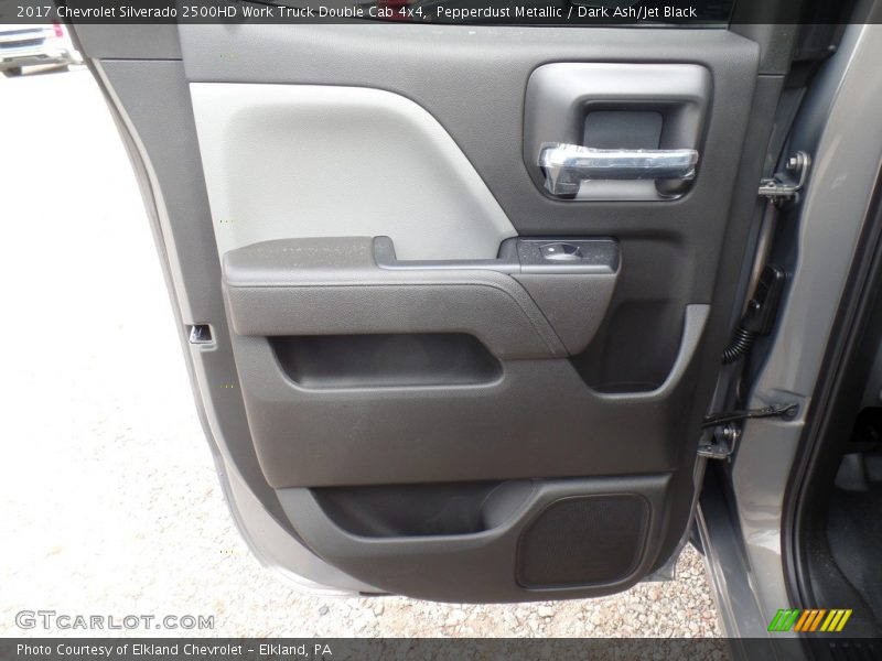 Pepperdust Metallic / Dark Ash/Jet Black 2017 Chevrolet Silverado 2500HD Work Truck Double Cab 4x4