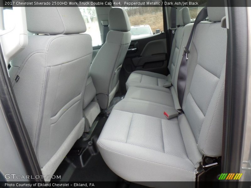 Pepperdust Metallic / Dark Ash/Jet Black 2017 Chevrolet Silverado 2500HD Work Truck Double Cab 4x4
