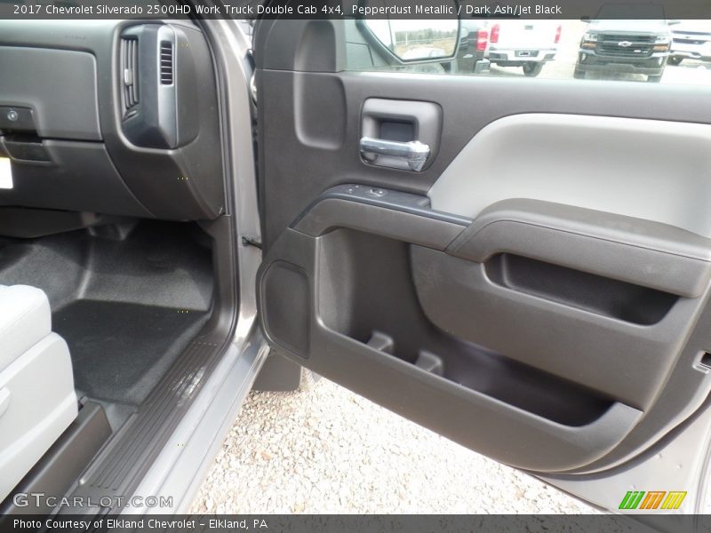 Pepperdust Metallic / Dark Ash/Jet Black 2017 Chevrolet Silverado 2500HD Work Truck Double Cab 4x4