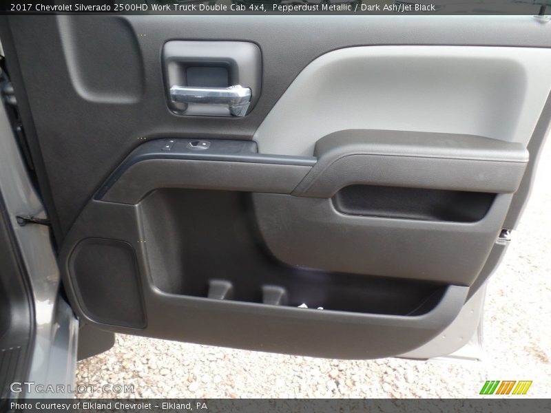 Pepperdust Metallic / Dark Ash/Jet Black 2017 Chevrolet Silverado 2500HD Work Truck Double Cab 4x4