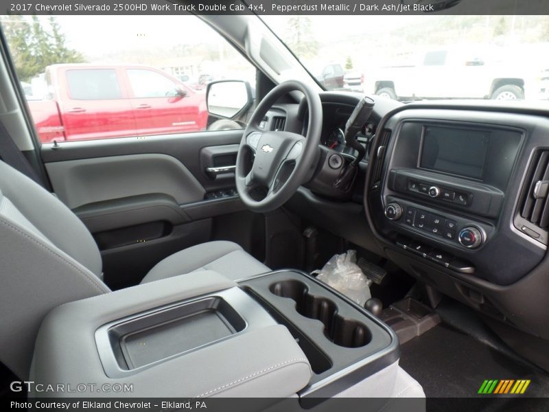 Pepperdust Metallic / Dark Ash/Jet Black 2017 Chevrolet Silverado 2500HD Work Truck Double Cab 4x4