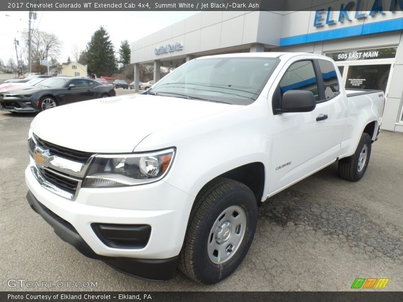 Summit White / Jet Black/­Dark Ash 2017 Chevrolet Colorado WT Extended Cab 4x4