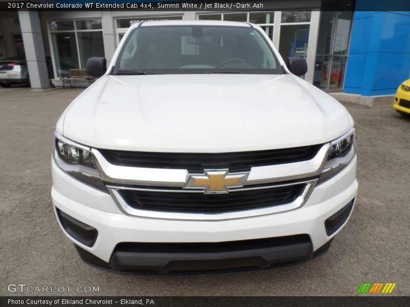 Summit White / Jet Black/­Dark Ash 2017 Chevrolet Colorado WT Extended Cab 4x4
