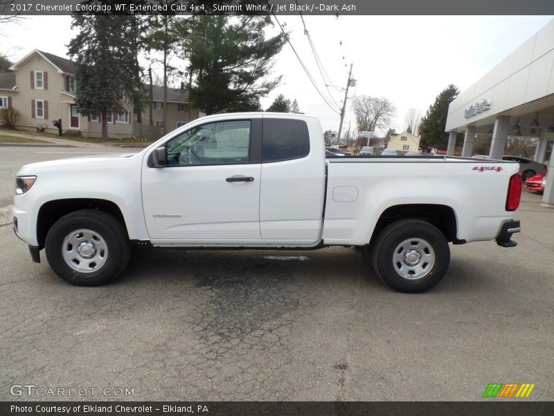 Summit White / Jet Black/­Dark Ash 2017 Chevrolet Colorado WT Extended Cab 4x4