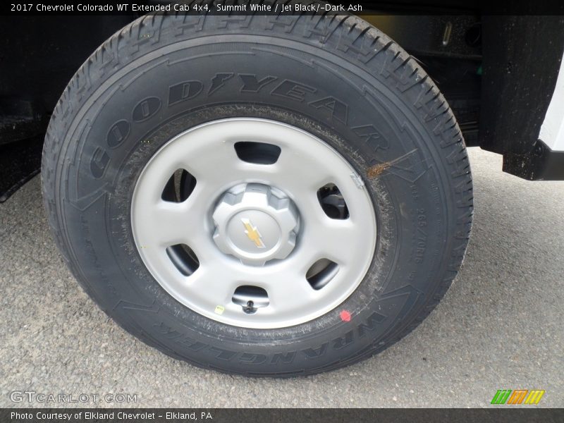 Summit White / Jet Black/­Dark Ash 2017 Chevrolet Colorado WT Extended Cab 4x4