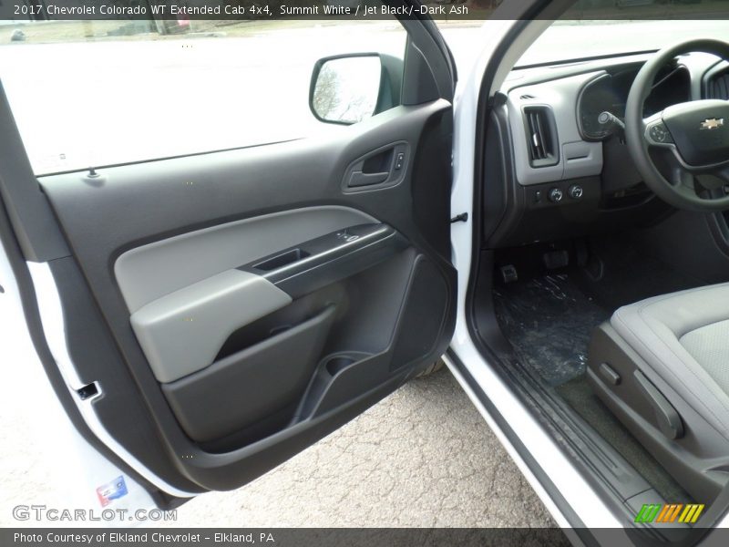 Summit White / Jet Black/­Dark Ash 2017 Chevrolet Colorado WT Extended Cab 4x4