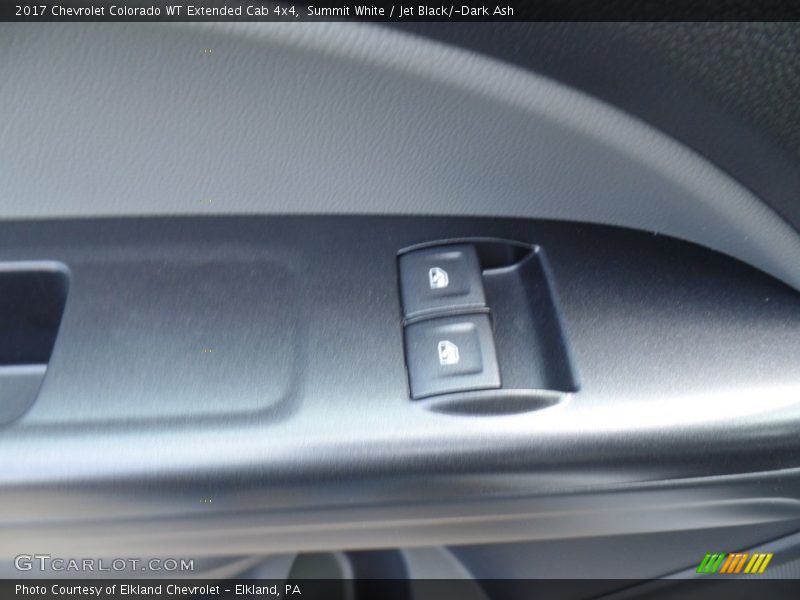 Summit White / Jet Black/­Dark Ash 2017 Chevrolet Colorado WT Extended Cab 4x4