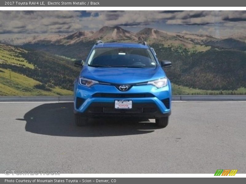 Electric Storm Metallic / Black 2017 Toyota RAV4 LE