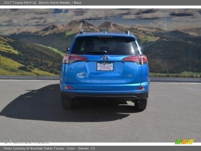 Electric Storm Metallic / Black 2017 Toyota RAV4 LE