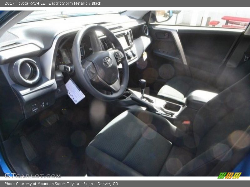 Electric Storm Metallic / Black 2017 Toyota RAV4 LE