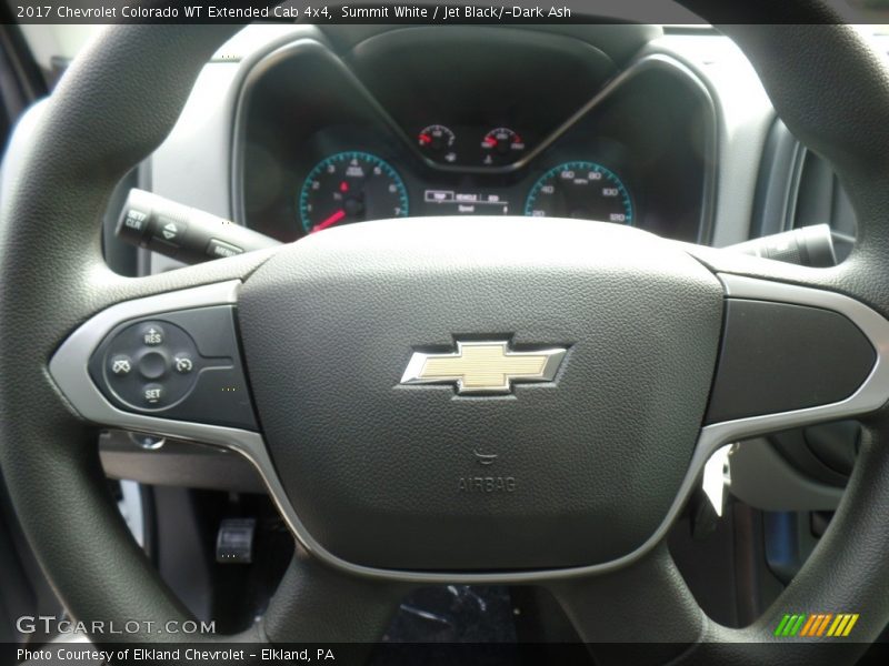 Summit White / Jet Black/­Dark Ash 2017 Chevrolet Colorado WT Extended Cab 4x4