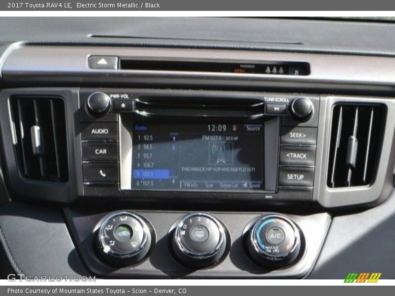 Electric Storm Metallic / Black 2017 Toyota RAV4 LE