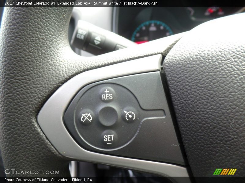 Summit White / Jet Black/­Dark Ash 2017 Chevrolet Colorado WT Extended Cab 4x4