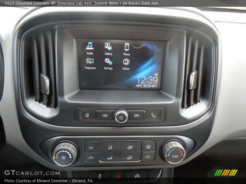 Summit White / Jet Black/­Dark Ash 2017 Chevrolet Colorado WT Extended Cab 4x4