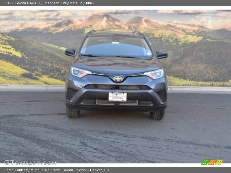 Magnetic Gray Metallic / Black 2017 Toyota RAV4 LE