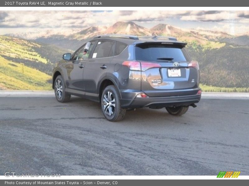 Magnetic Gray Metallic / Black 2017 Toyota RAV4 LE