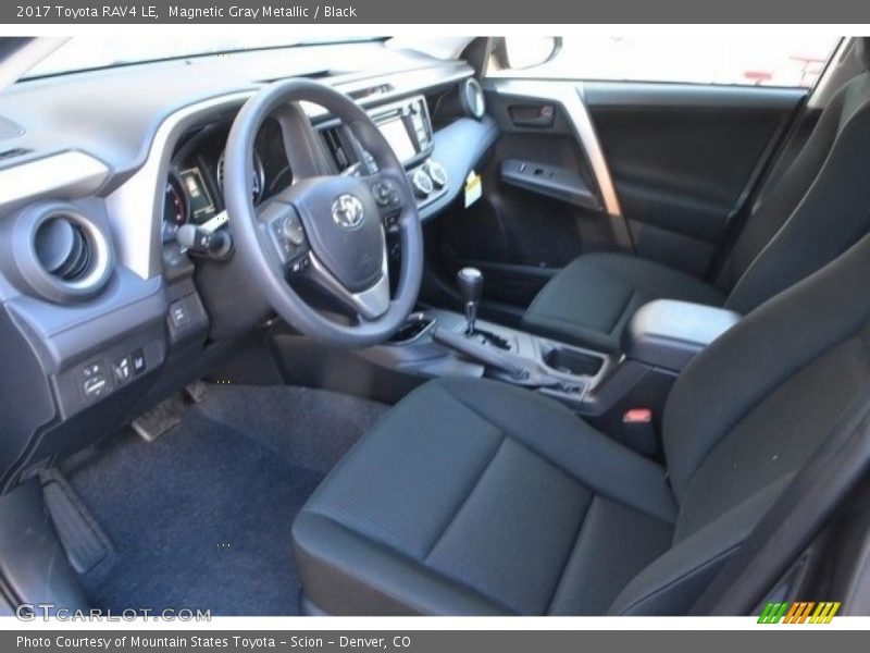 Magnetic Gray Metallic / Black 2017 Toyota RAV4 LE
